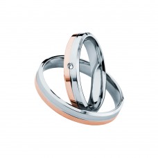 Obrączki z dwukolorowego złota