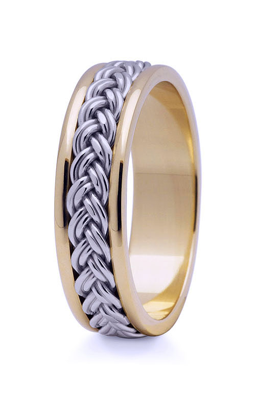 Obrączki z żółtego i białego złota 1