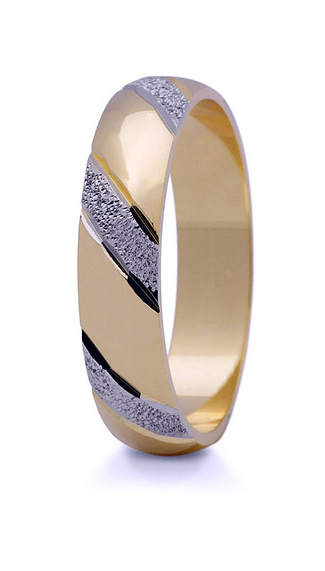 Obrączki z żółtego i białego złota