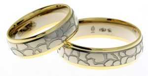 Obrączki ślubne Łazur kolekcja Nova