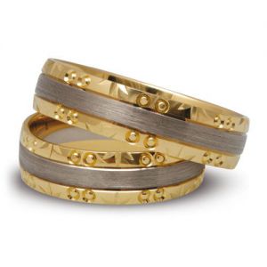 Obrączki ślubne Łazur kolekcja harmonijna