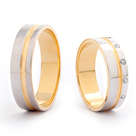 wielobarwne złoto kolekcja zakochanie