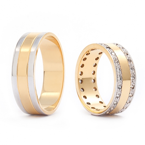 wielobarwne złoto kolekcja zakochanie